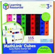 Learning Resources MathLink Cubes Activity Set - Kids’ Building Blocks