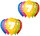 "7" printed balloons, 30cm, 10pcs