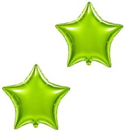 Flexmetal 45cm Lime Green Star Foil Balloon, 2 pcs - Balloons