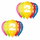"2" print balloons, 30cm, 10pcs