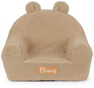 Flumi dětské křesílko Boucle tmavě béžové - Dětské křeslo