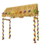 FUNNYFASHION Tiki stříška na bar, hawaii, 140 × 56 × 142 cm - Party doplňky