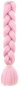 Pronett XJ4792 Kanelové syntetické copánky růžové - Wig