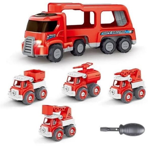 Bavytoy - Set of fire trucks with screwdriver - Toy Car Set - Main image