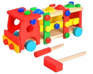 ISO 6580 Wooden assembly car hammering - Pounding Toy
