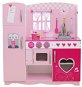Classic World Růžová kuchyňka dřevěná - Play Kitchen