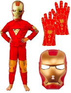 FunCo Dětský kostým Iron man s maskou a rukavicemi 98-110 S - Kostým