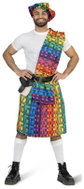 Funny Fashion Men's costume Scotsman colourful kilt - Costume