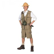 Funny Fashion Men's Traveler Safari Costume 60-62 XXL - Costume