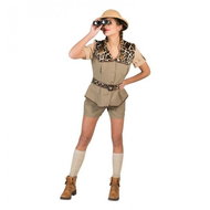 Funny Fashion Women's Safari Traveler Costume 44-46 L - Costume