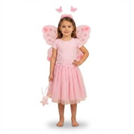 FunCo Dětský kostým Růžová víla 98-122 S/M - Costume