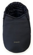 Pinkie-zimní fusak Little Square Black  - Fusak do kočárku