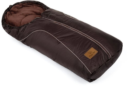 HappyBee Lightweight Bambi fusak brown/brown - Stroller Footmuff - Main image
