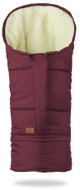 HappyBee Winter Mumi 3in1 fleece fleece jacket burgundy - Stroller Footmuff
