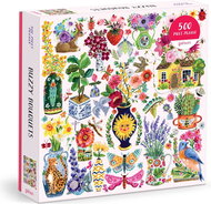 GALISON Square puzzle Buzzing Bouquet 500 pieces - Jigsaw Puzzle