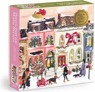 GALISON Metallic puzzle Snowy Main Street 1000 pieces - Jigsaw Puzzle
