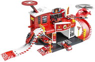 Bavytoy Fire station with 2 cars and helicopter - Toy Garage