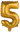 '5' gold, 35 cm