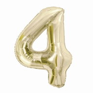 GoDan Inflatable balloon NUMBERS '4' champagne, foil 85 cm - Balloons