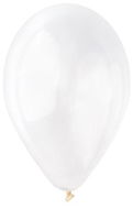 Gemar OB Balónky G90/00 transparentní 10 ks - Balonky