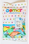 Gemar OB Balloons G90 mix of pastel colours 100 pcs - Balloons