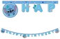 SMART BALLOONS Stitch a Angel, Happy birthday, 200 cm - Girlanda