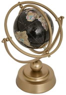 Atmosphera Bota, na otočném kovovém stojanu, zlatý, výška 24 cm - Globe