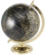 Boltze Home Černo-zlatý, zlatý stojan, průměr 20 cm, výška 31 cm - Globe