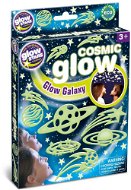 GlowStars Leuchtende Wanddekoration - Cosmic Galaxie - Selbstklebende Dekoration