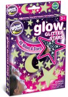 GlowStars Světélkující dekorace na zeď - Třpytivé hvězdy - Samolepicí dekorace
