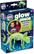 GlowStars 3D Světélkující kostra dinosaura - Triceratops - Children's Bedroom Decoration