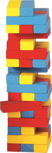 Goki Jenga wooden balancing tower Main image Goki Jenga wooden balancing tower - Balance Game - Main image