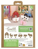 Gomille Wooden play set of figurines to complete the Farm - Paintable Figurine