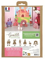 Gomille Wooden play set of figurines to complete the Princess - Paintable Figurine
