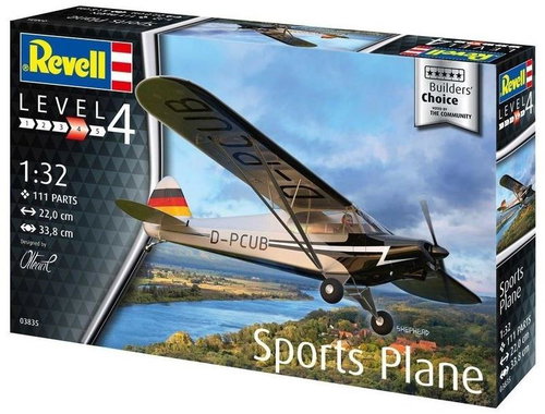 Revell Sports Aircraft (1:32), 03835 - Plastic Model - Main image