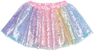 Great Pretenders Girls' Rainbow Tutu Skirt with Sequins Ombre Rainbow - Costume