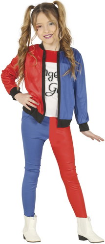 GUIRCA Children's costume Harley Quinn dangerous girl 5 - 6 years - Costume - Main image
