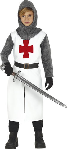 GUIRCA Children's costume Knight Templar 7 - 9 years - Costume - Main image