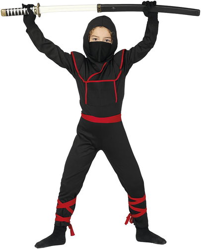 GUIRCA Children's Ninja Costume 3 - 4 years - Costume - Main image