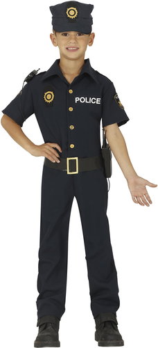 GUIRCA Children's costume Police officer 7 - 9 years - Costume - Main image