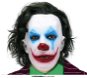 Karnevalová maska Guirca Maska na Halloween s vlasy, The Joker - Karnevalová maska
