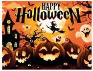 Guirca Pumpkin/Halloween photo background 220 × 150 cm - Party Accessories