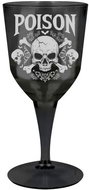 Guirca Black cup with Halloween skull 21 cm - Party Accessories