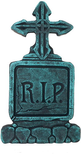 GUIRCA Tombstone with cross RIP 43 × 22 cm - Decoration - Main image