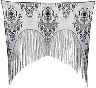 GUIRCA Black decorative lace for door 94 × 100 cm, bats - Decoration