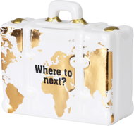 H&L TravelFun 14,5 × 13,5 × 6,5 cm, kufr mapa - Piggy Bank