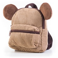 G21 Plush Backpack with Handles, Brown - Small Backpack
