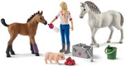 Schleich 42486 Doctor's visit to a Mare and Foal - Figures
