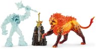 Schleich 42455 Battle for the Superweapon - Frost Monster vs. Fire Lion - Figures