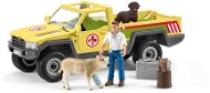Schleich Terepjáró mentőjármű állatorvossal 42503 - Figura szett